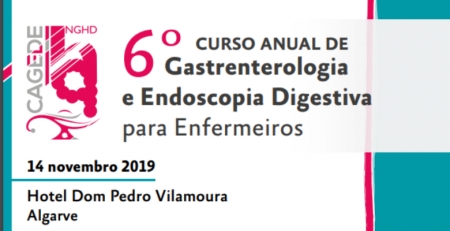 6.º Curso Anual de Gastrenterologia e Endoscopia Digestiva para Enfermeiros: já se inscreveu?