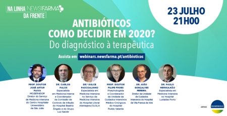 “Antibióticos - como decidir em 2020?” é o mote de webinar que visa debater “do diagnóstico à terapêutica”